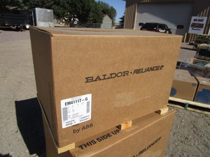 lot 72 image: Baldor 25hp Motor (see pictures for specs)