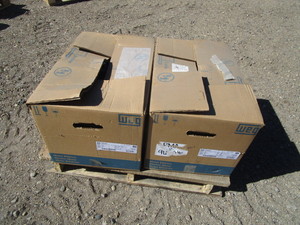 lot 75 image: (2) WEG 7.5hp Motors (see pictures for specs)