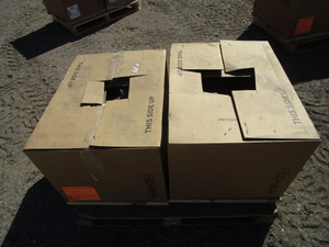 lot 94 image: (2) Baldor 15hp Motors (see pictures for specs)