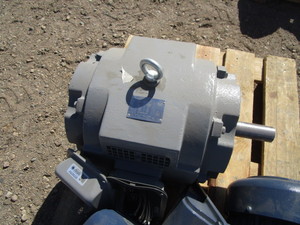 lot 109 image: TECO 25hp Motor (see pictures for specs)