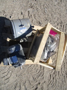 lot 110 image: (3) TECO Motors 2hp, 3hp, 5hp (see pictures for specs)