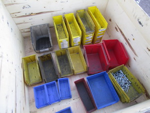 lot 18 image: Misc. Parts Bins