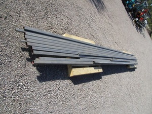 lot 46 image: Misc. Stainless Steel Square Tubing 1 14 to 2
