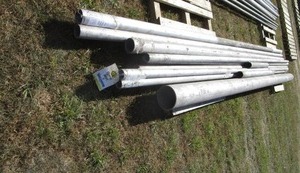 lot 49 image: Misc. Stainless Steel Pipe 2 12 to 8