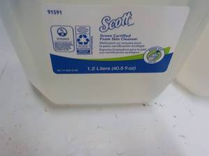 lot 5 image: 2 x 1.2 liters Scott Skin Cleaners...