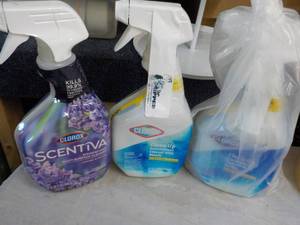 lot 24 image: 32 oz Clorox Scentiva and 2 x 32 oz...