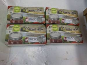 lot 53 image: 192 Regular Mouth Canning Lids...