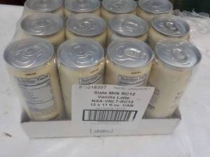 lot 67 image: 12 pack Slate Milk Vanilla Latte...