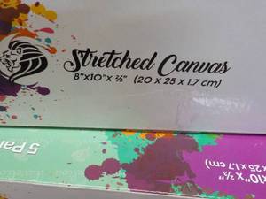 lot 74 image: 10 x 8 x 10 Daveliou Stretched Can...