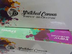 lot 79 image: 10 x 8 x 10 Daveliou Stretched Can...