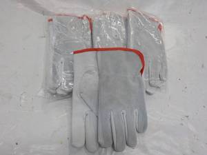 lot 90 image: 4 pair size S 100% LeatherWork Glov...