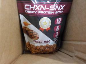 lot 95 image: 7 x 7.15 oz Bags CHXN-SNX Sweet BBQ...