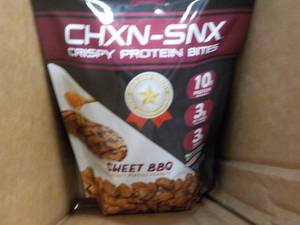 lot 99 image: 7 x 7.15 oz Bags CHXN-SNX Sweet BBQ...
