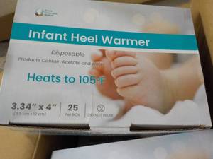 lot 126 image: 4 x 25 Infant Heel Warmers good fo...