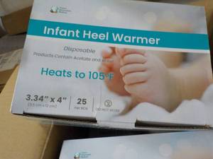 lot 127 image: 4 x 25 Infant Heel Warmers good fo...