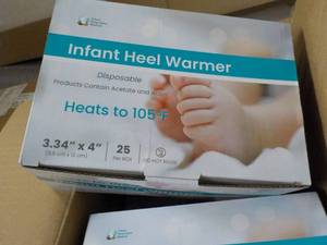 lot 128 image: 4 x 25 Infant Heel Warmers good fo...