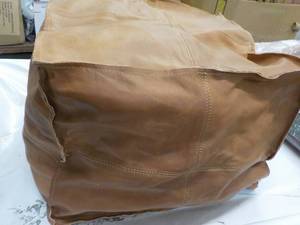 lot 136 image: Leather Ponf- needs filling...