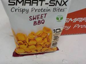 lot 145 image: 12 x 2 oz Bags Smart SNX Sweet BBQ ...