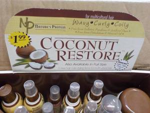 lot 162 image: 37 pc Coconut Restore Products -6 d...