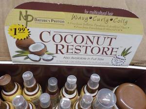 lot 163 image: 37 pc Coconut Restore Products -6 d...