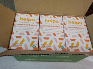 lot 165 image: 96 Helps Organic Tea...