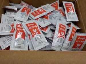 lot 186 image: 2 x 200 ct cases Ketchup Single Ser...