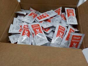 lot 189 image: 2 x 200 ct cases Ketchup Single Ser...