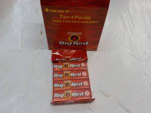 lot 193 image: 10 x 4 x 5 per pack Big Red Gum...