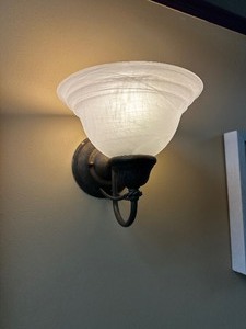lot 47 image: Six Wall Sconces 9 X 9