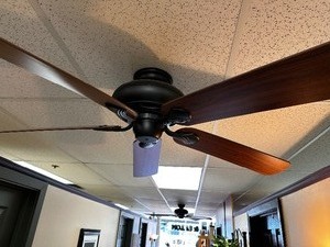 lot 51 image: 52 Inch Hampton Bay Ceiling Fan