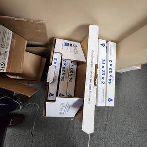 lot 68 image: AC And Furnace Filters As Seen In Photo