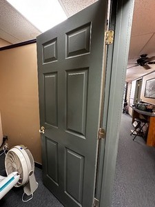lot 215 image: Interior Door Measuring 32 X 80