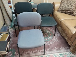 lot 232 image: Three Office Chairs