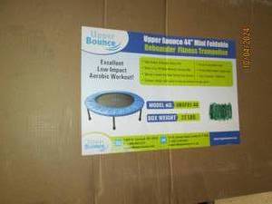 upper bounce 44 inch fitness trampoline