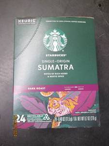starbucks sumatra coffee 24 k kups ...