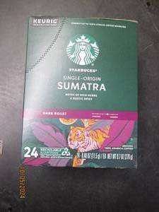 starbucks sumatra coffee 24 k kups ...