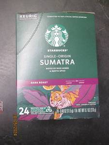 starbucks sumatra coffee 24 k kups ...