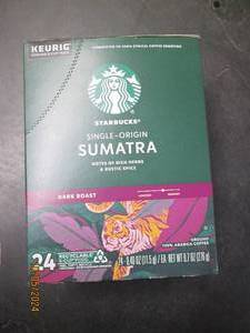 starbucks sumatra coffee 24 k kups ...