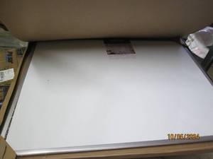 tru red painted steel dryerase whit...