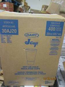 case of 300 dart j cup 30 oz hot or...