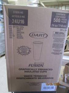 case of dart fusion 24 oz graphical...