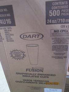 case of dart fusion 24 oz graphical...