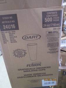 case of dart fusion 24 oz graphical...