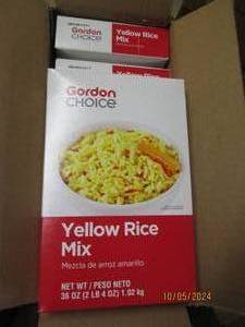3 boxes of gordon choice yellow rice m...