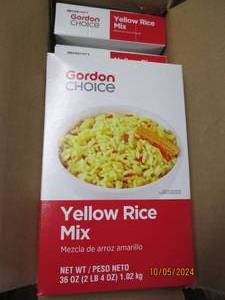 3 boxes of gordon choice yellow rice m...