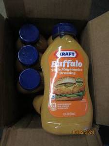case of kraft buffalo style mayonna...