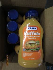 case of kraft buffalo style mayonna...