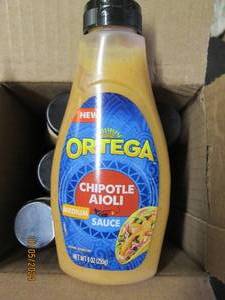 case of 6 ortega chipotle aioli sau...