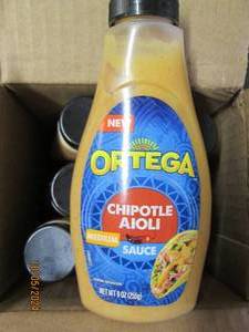 case of 6 ortega chipotle aioli sau...