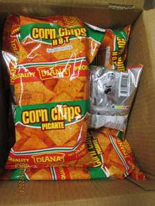 case of diana hot corn chips 84.05...